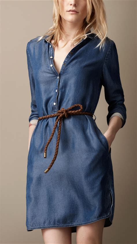 burberry denim tunic dress|burberry clothing website.